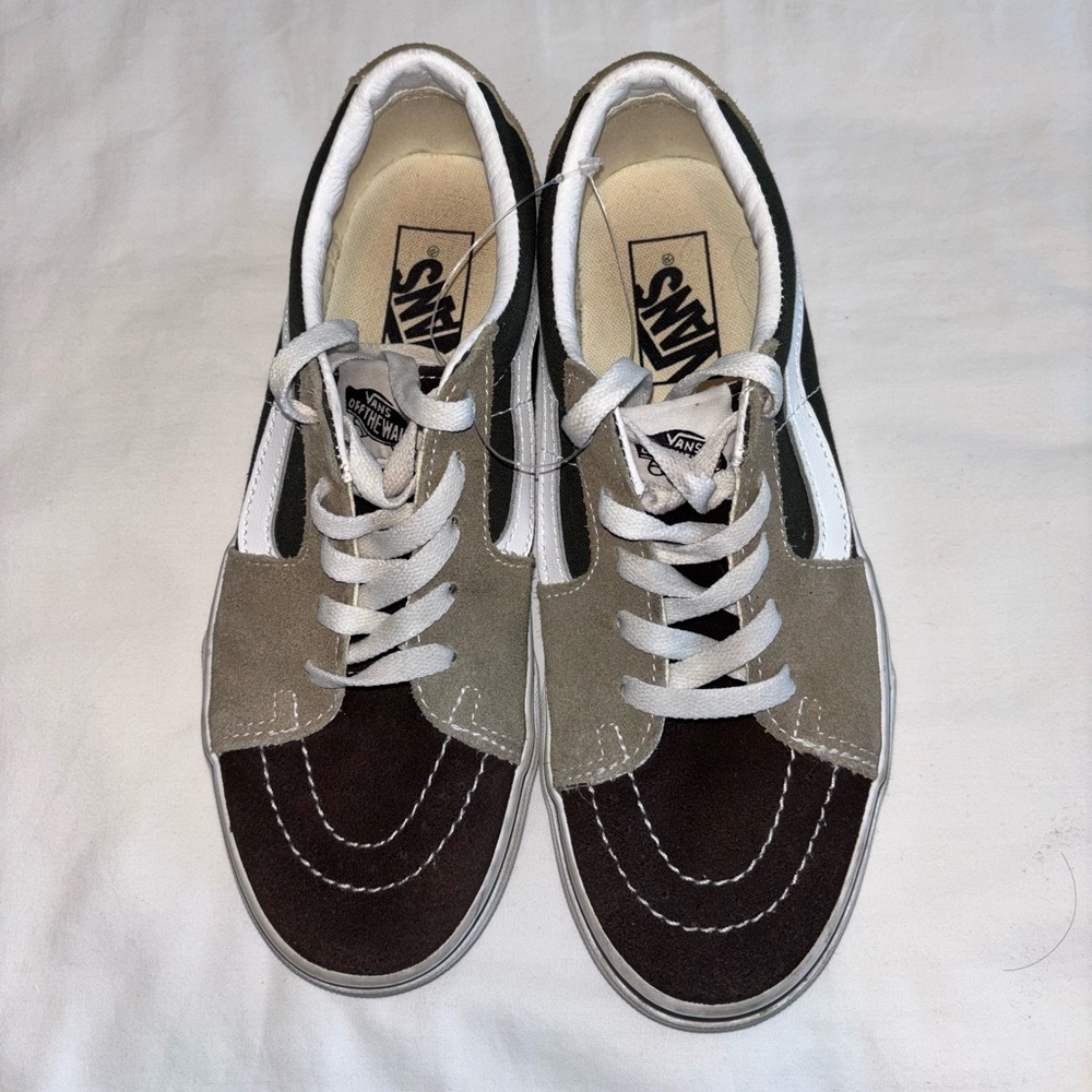 Vans Color Block Sk8 Low Top Sneakers Skate Shoes Forest Night Demitasse
